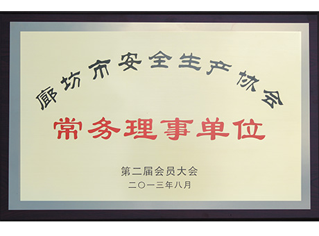 廊坊市清静生产协会常务理事单位